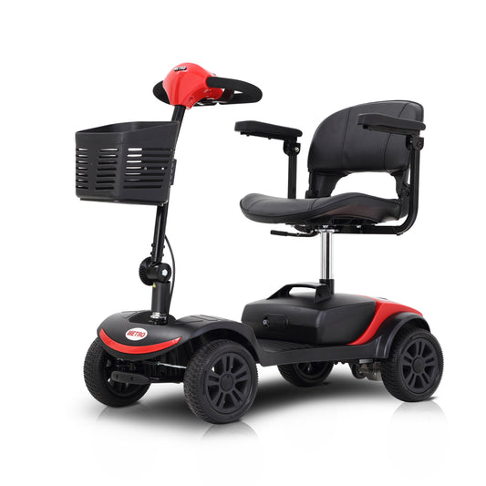 Compact Mobility Scooter--Frosted Red
